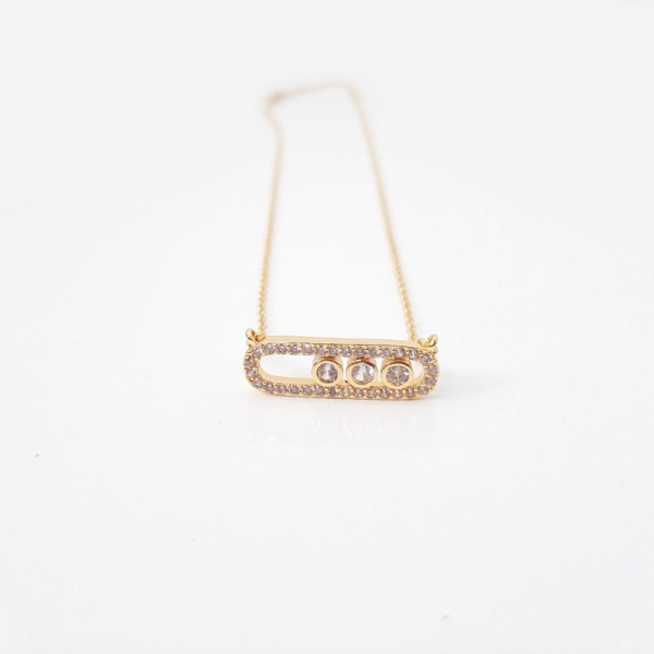 Collar y Pulsera Tres Cristales Arabe – Image 3